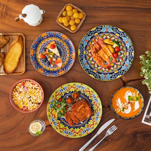 18 Pieces Plates and Bowls Set (Service for 6 (18 PCS))