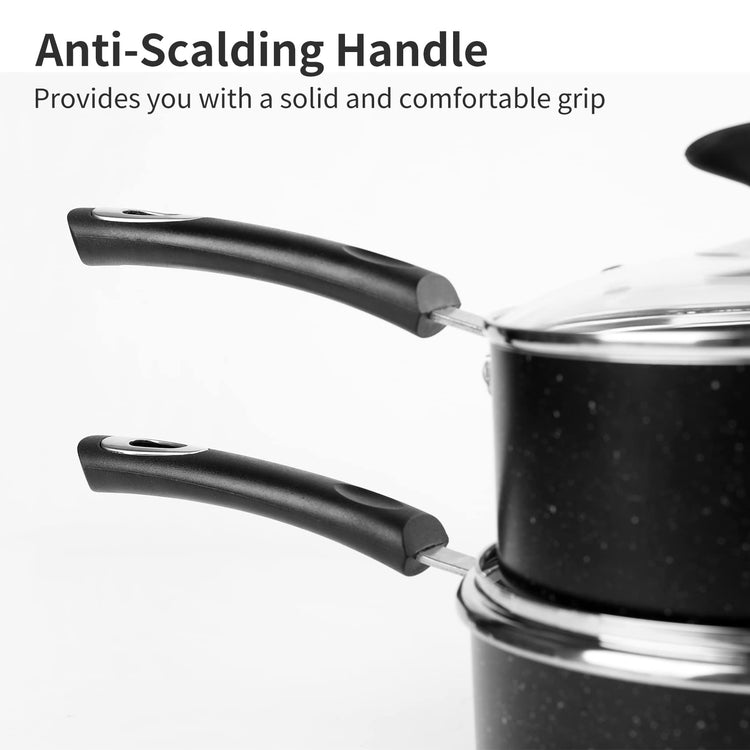 Nonstick Saucepan Set (2 Count)