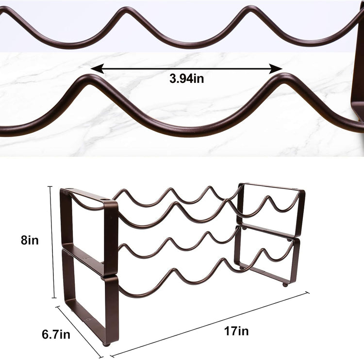 Stackable Wine Rack Countertop