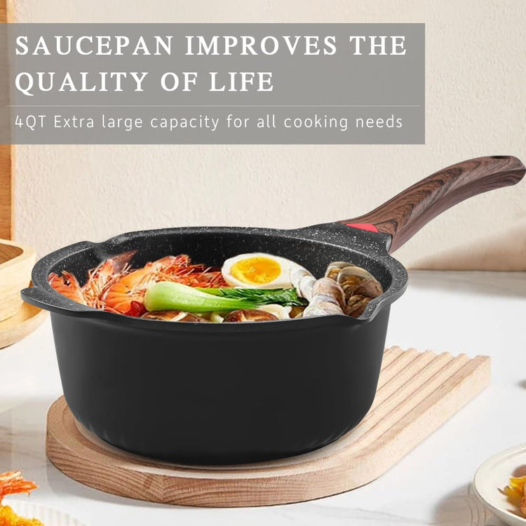 4QT Nonstick Stockpot with Lid