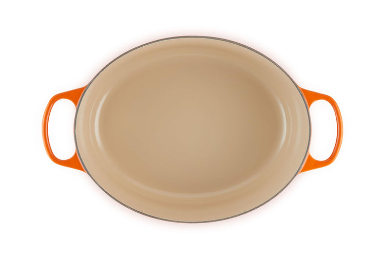 Enameled Cast Iron Oval Dutch Oven