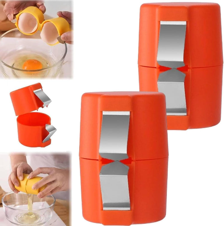 Egg Topper Cutter Tool Egg Cracker Tool Egg Shell Opener Hard Boiled Egg Peeler Egg Shell Opener for Hard Boiled Eggs Egg Cracker Tool For Eggs Kitchen Gadgets (2 Count)