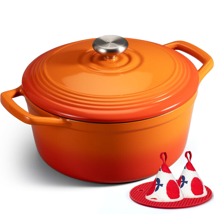 Enameled Cast Iron Dutch Oven
