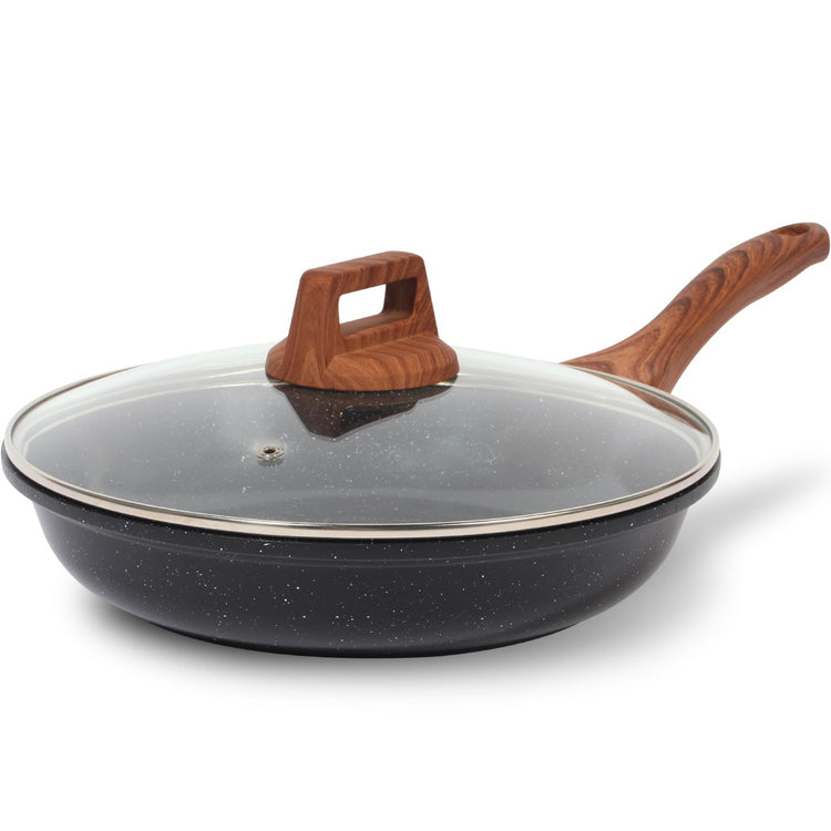 Nonstick Ceramic Frying Pan Skillet with Lid
