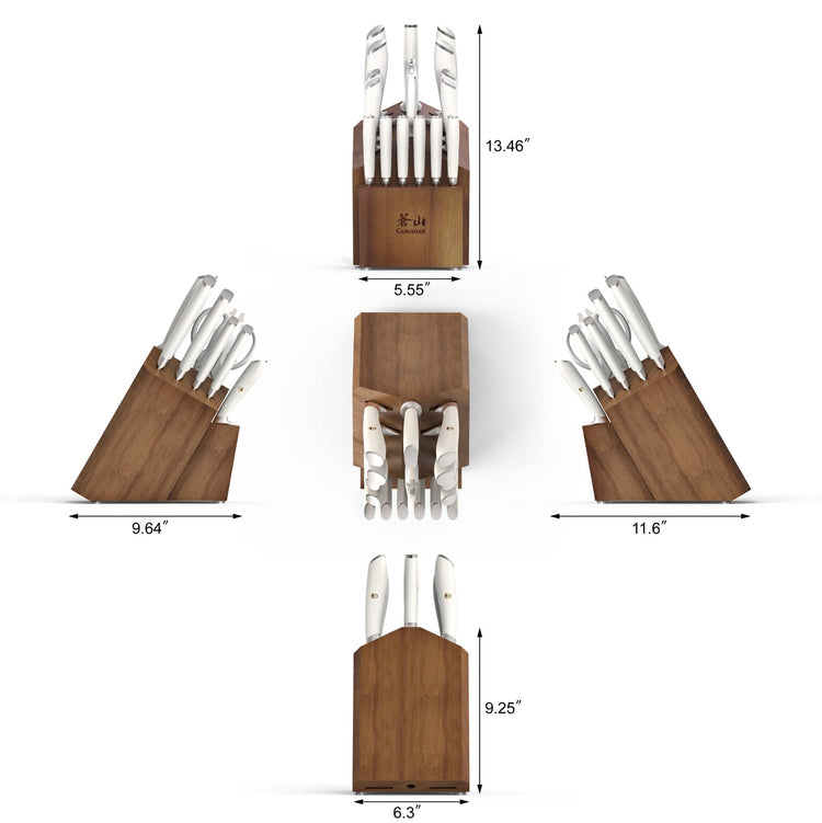 L1 Series 17 Piece Knife Set (17 Count)