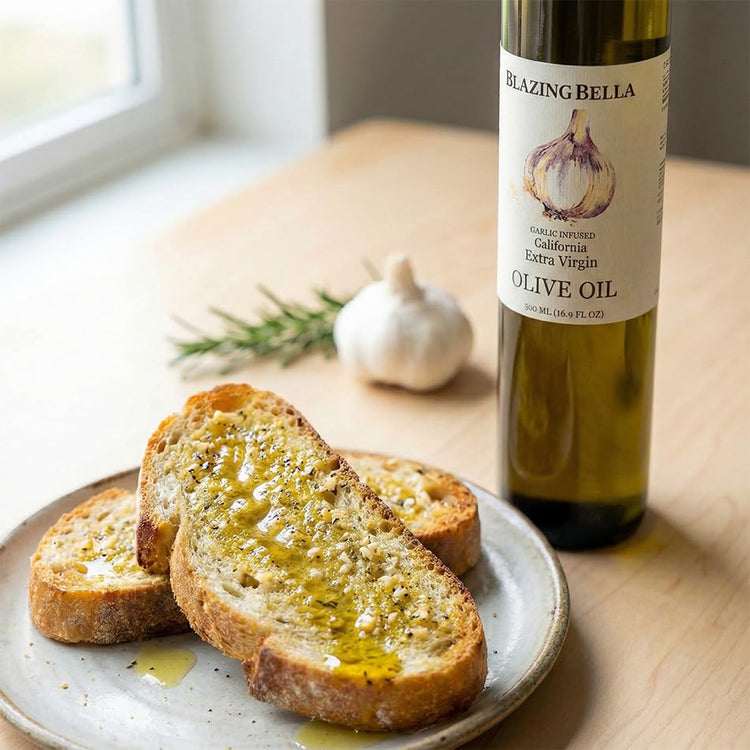 Garlic Infused Extra Virgin Olive Oil (16.9 Fl Oz)