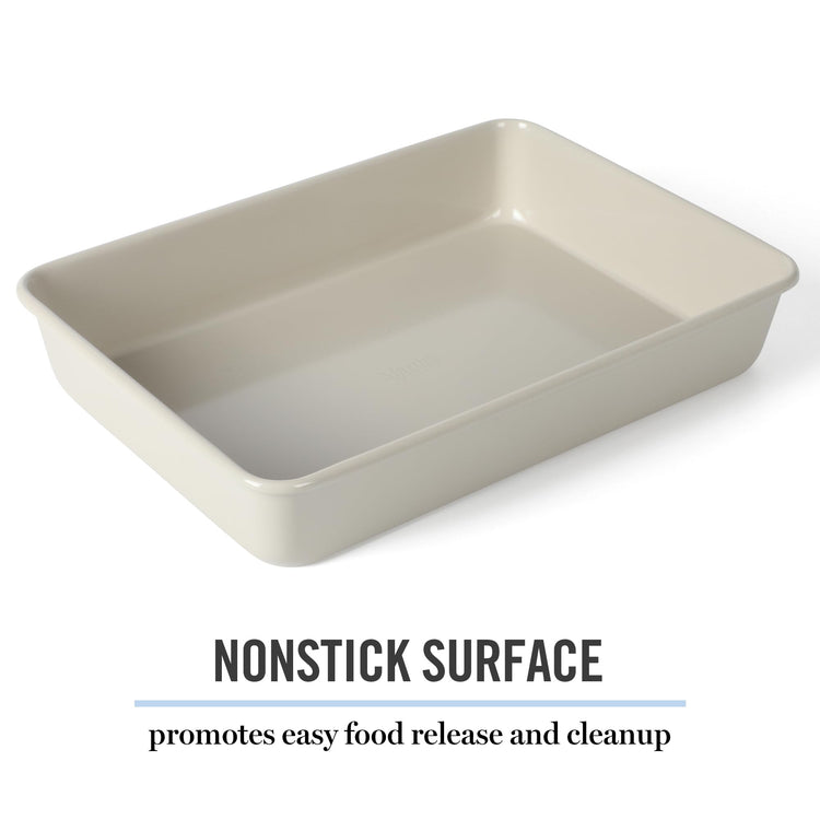 Gallen 13 x 9 Inch Rectangular Nonstick Carbon Steel Cake and Baking Pan