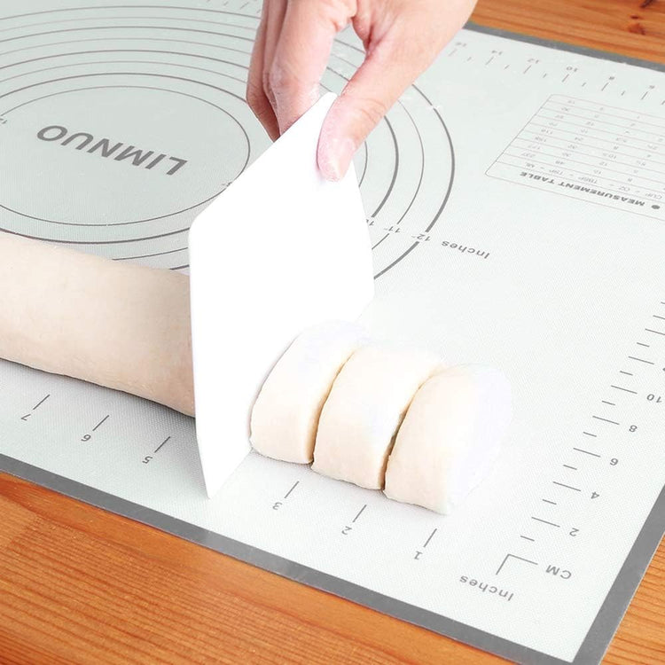 Silicone Baking Mat,Non Stick Rolling Dough with Measurements for Pie Pizza Cookies Fondant Making,Extra Thick Non Slip Silicone Pastry Mat