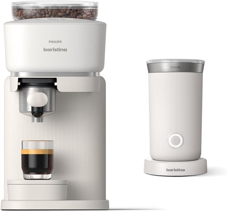 Baristina Espresso Machine & Milk Frother Bundle