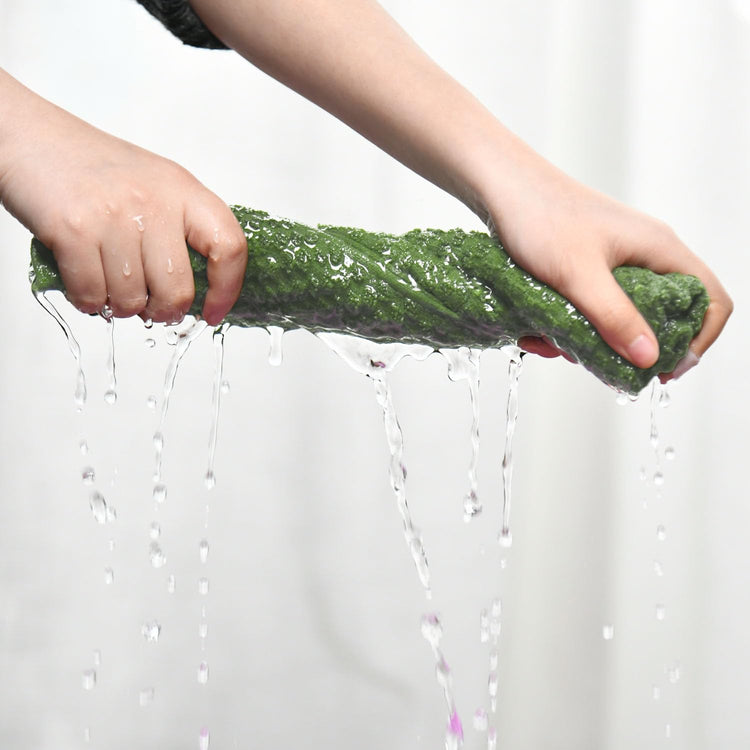 Ring Spun Cotton Green Kitchen Dish Towels (6 Count)