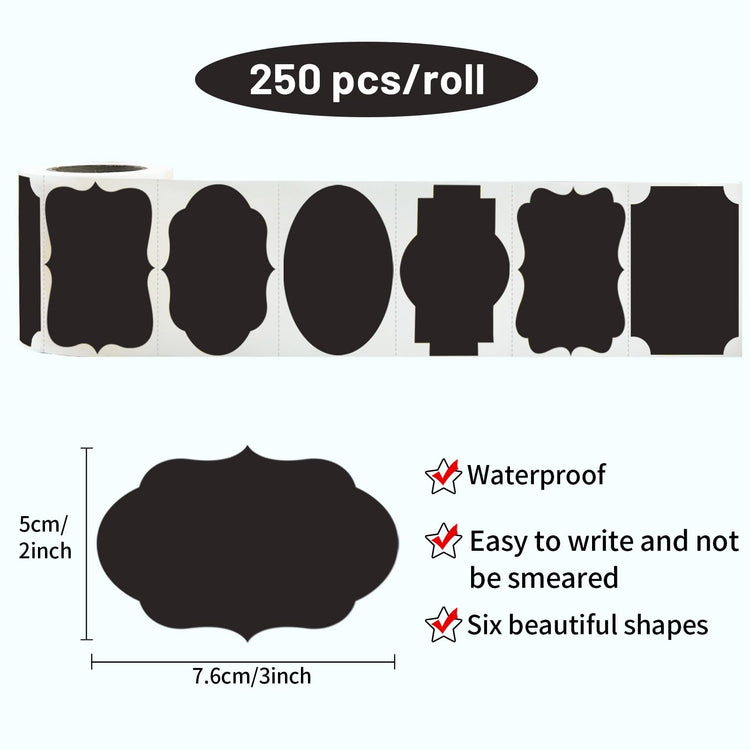 Black Labels Stickers