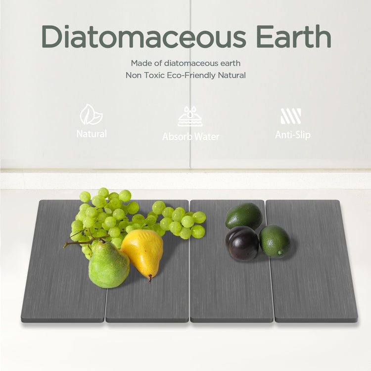 2PCS Stone Drying Mat for Kitchen Counter (2 Count)