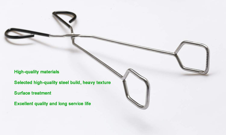 2Pcs 16 Inch Extra Long Stainless Steel Kitchen Scissor Tongs