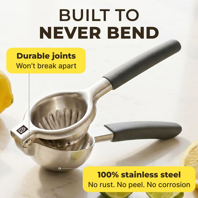Large Lemon Squeezer Stainless Steel Press