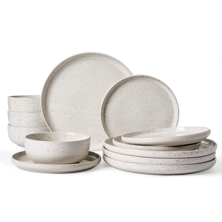 Meteor 12 Piece Stoneware Dinnerware Set