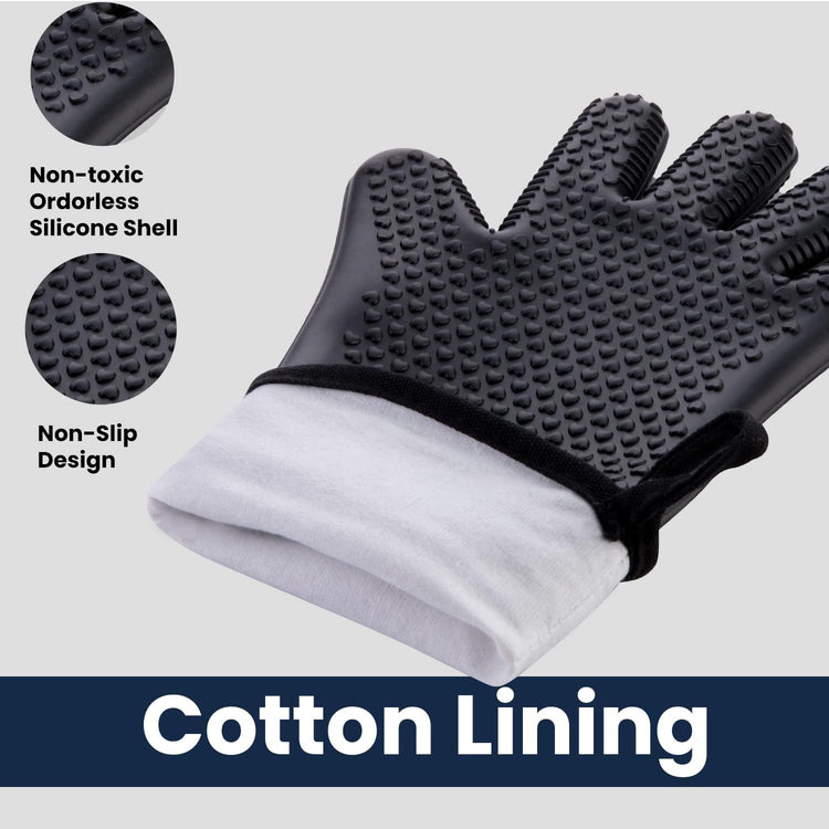 BBQ Gloves Heat Resistant (2 Count)