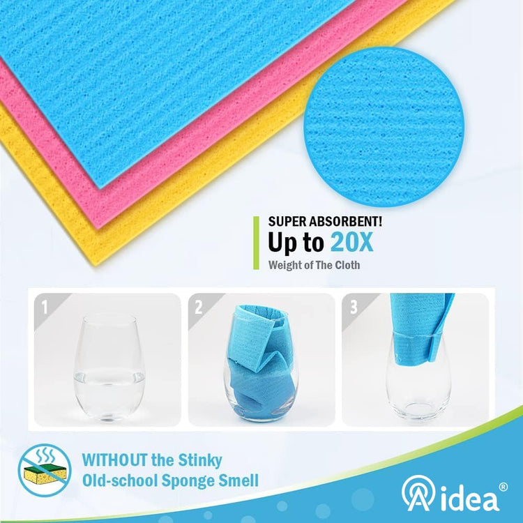 Swedish Dishcloths for Kitchen (20 Count)