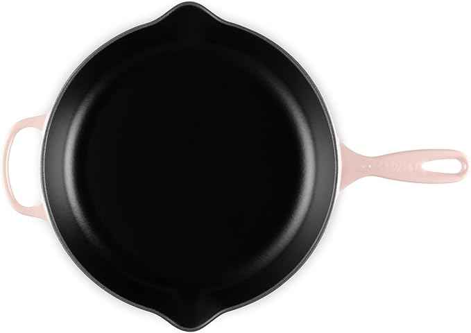 Le Creuset Enameled Cast Iron Signature Round Skillet, 11.75", Peche