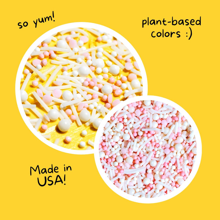 Pink Pop Nonpareils (3 Ounce)
