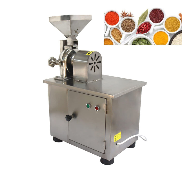 Commercial Grain Grinder Mill Electric Universal Pulverizer Grinding Machine Grain Mill Food Grinding Machine with 0.118" Crushing Fineness for Dry Grain Rice Coffee Bean