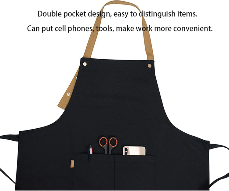 Personalized Custom Aprons Custom Adjustable Kitchen Cooking Aprons Hair Stylist Cafe Work Aprons For Men And Women
