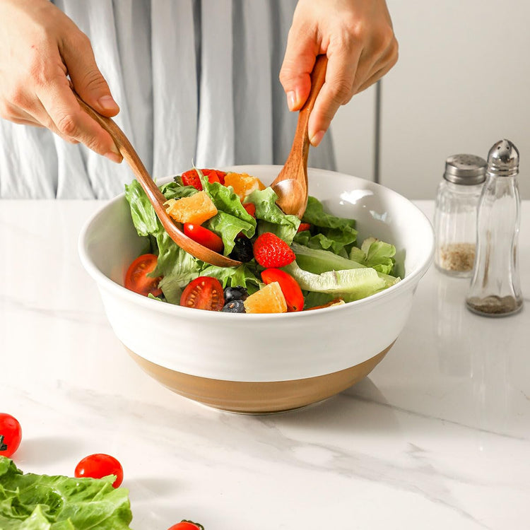 Large Ceramic Serving Bowls Set of 2 (2 Count)