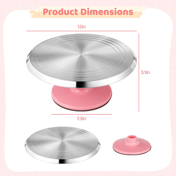 Aluminium Alloy Revolving Cake Stand
