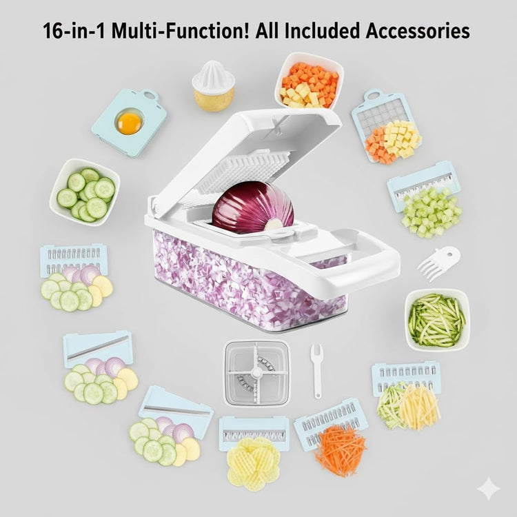 16 in 1 Vegetable Chopper