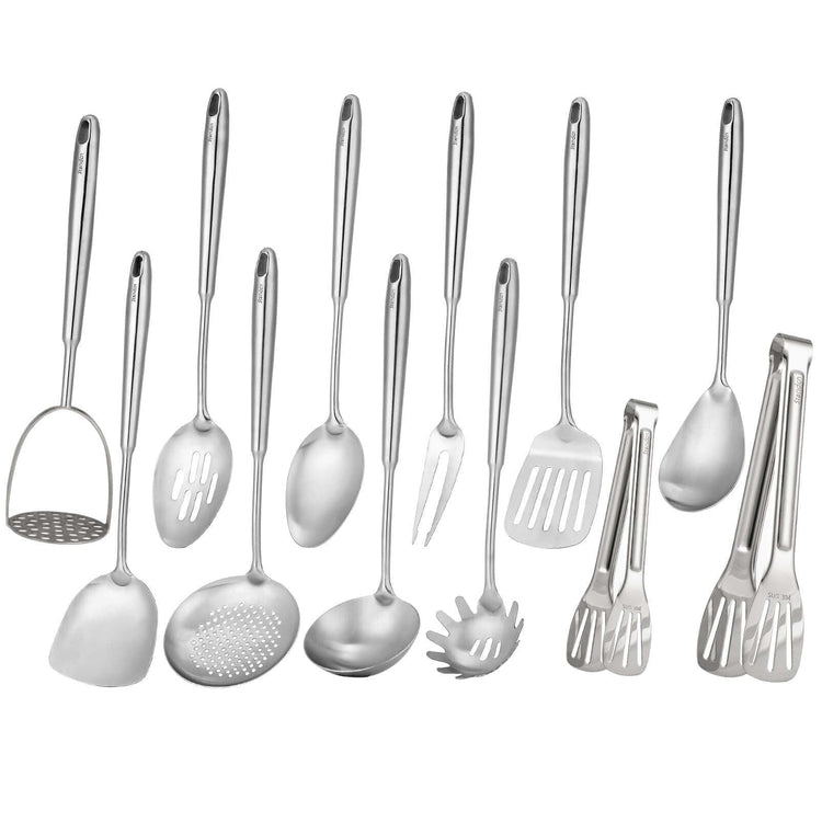 18 10 Stainless Steel Kitchen Utensils Set (12 Count)