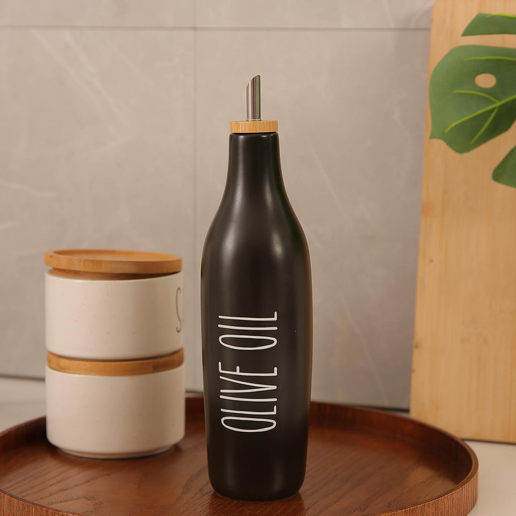 Ceramic Olive Oil Dispenser for Kitchen