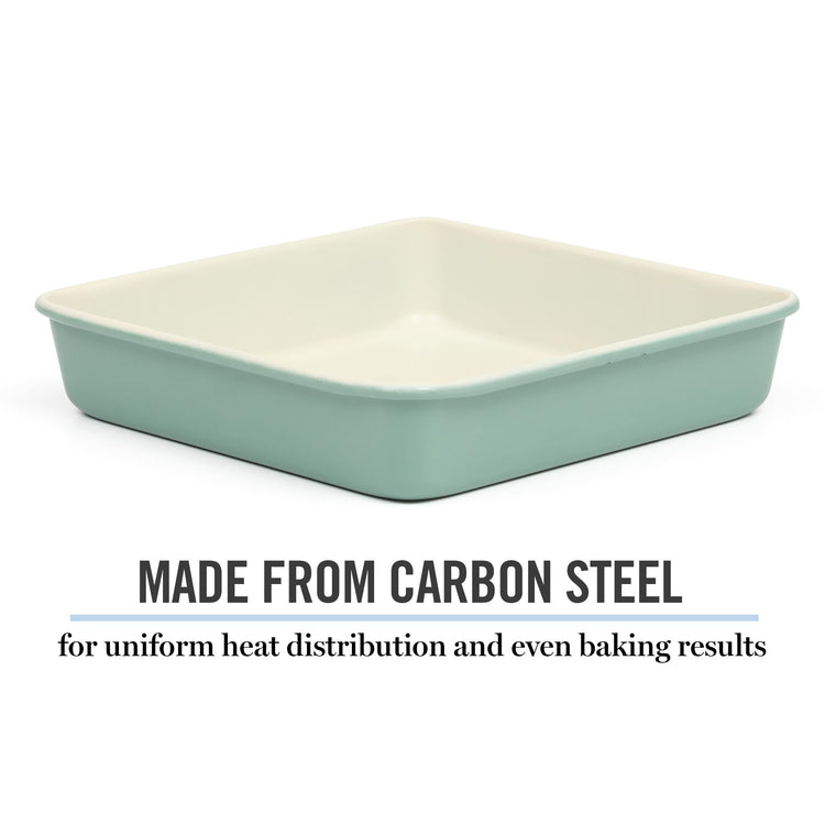 Gallen 9 Inch Square Nonstick Carbon Steel Cake Pan