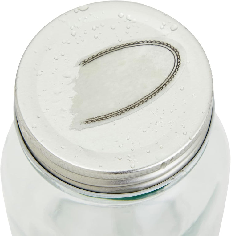 Juvale 300-Piece Dissolvable Labels for Food Storage Containers and Mason Jars - 8 Unique Sticker Designs for Kitchen, Pantry, and Canning Jars (1 x 2.25 Inches)