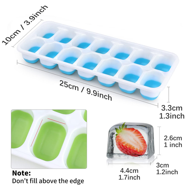 Silicone Ice Cube Tray (8 Count)