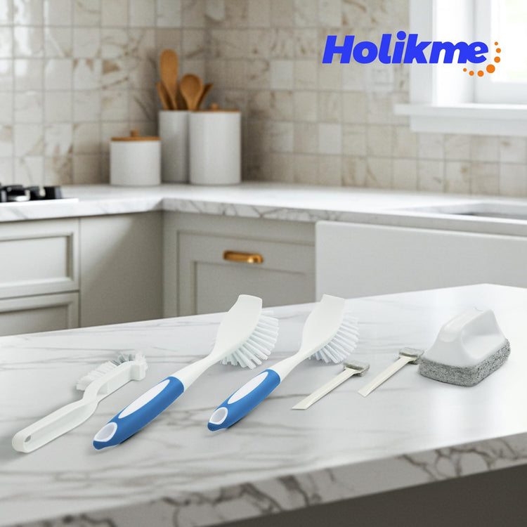 Dish Brush Cleaning Brush Set for Cleaning Groove Gap (6 Count)