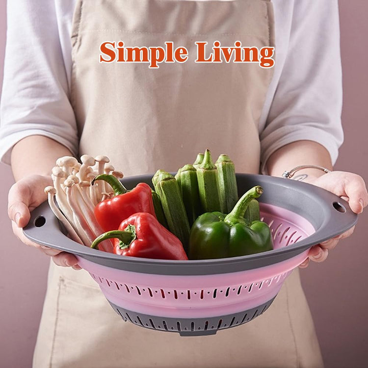 Collapsible Colander and Strainer