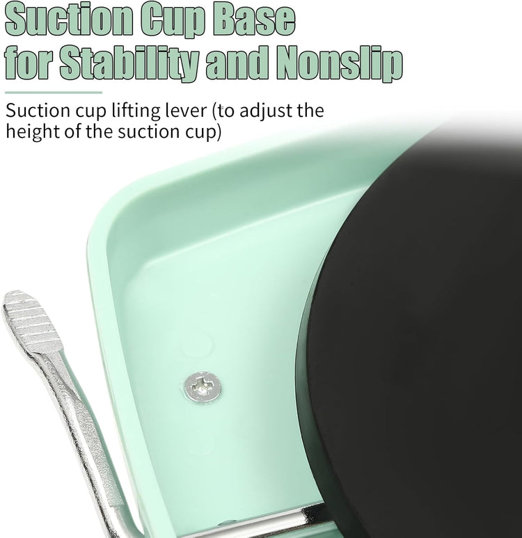 Pasta Maker Machine-6 Adjustable Thickness Settings, Adjustable Clamp, stainless steel Construction for Spaghetti, Fettuccini, Lasagna, Dumpling Skins (Green pasta maker)