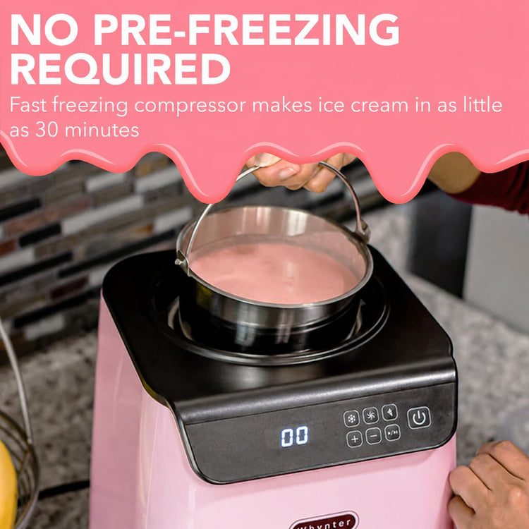 Ice Cream Maker with Compressor