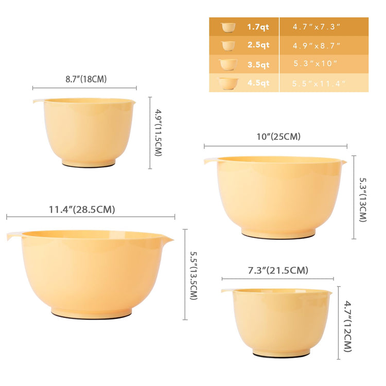 Classic Mixing Bowls Set of 4