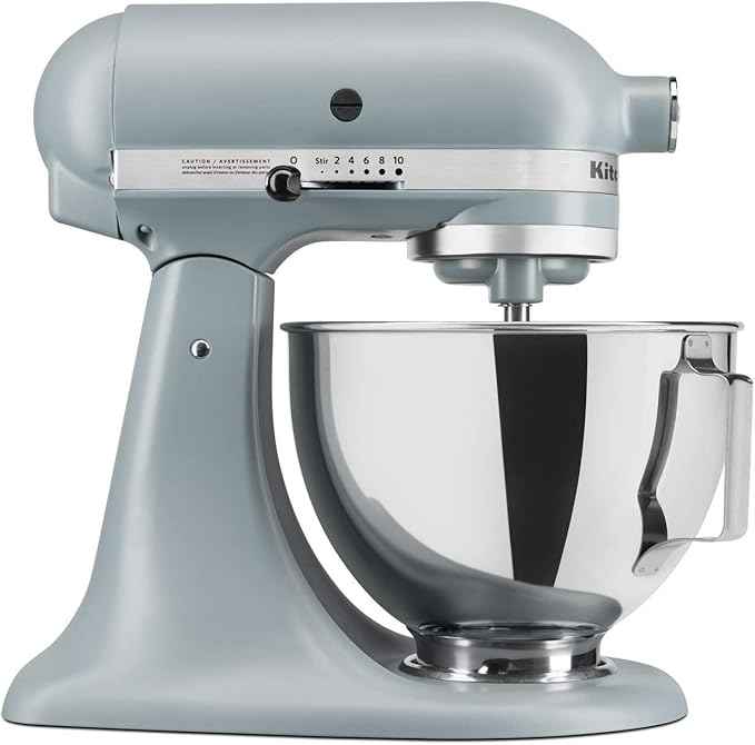 KitchenAid RRK150MF Artisan Series 5-Qt. Stand Mixer - Matte Fog Blue (Renewed) ï¾…