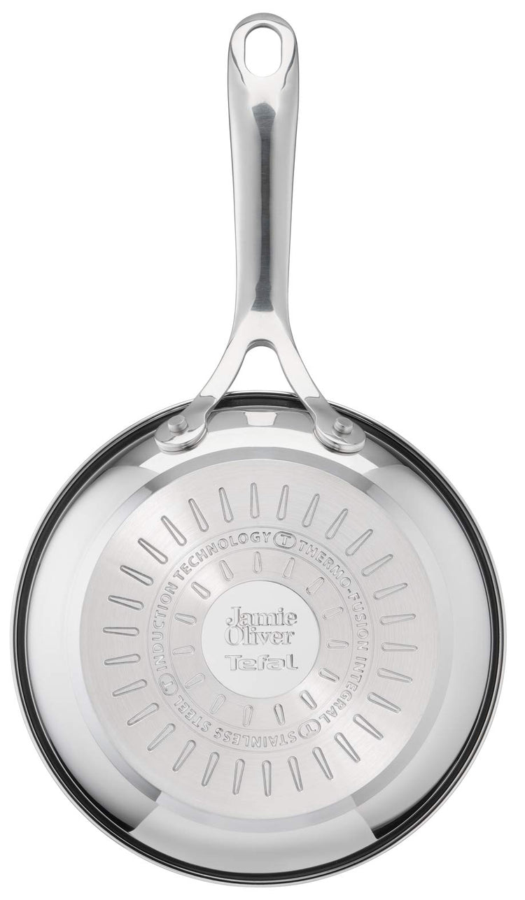 x Jamie Oliver Nonstick Coated Stainless Steel Pans 8" (3 Count)