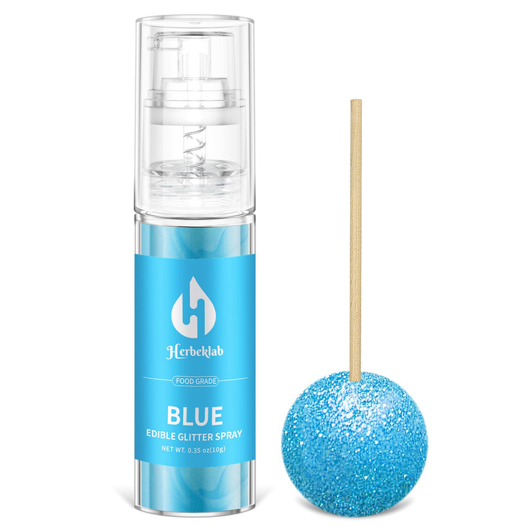 Blue Edible Glitter Spray