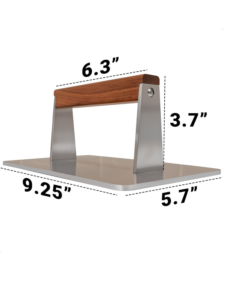 Bacon Press Stainless Steel Flat Bottom