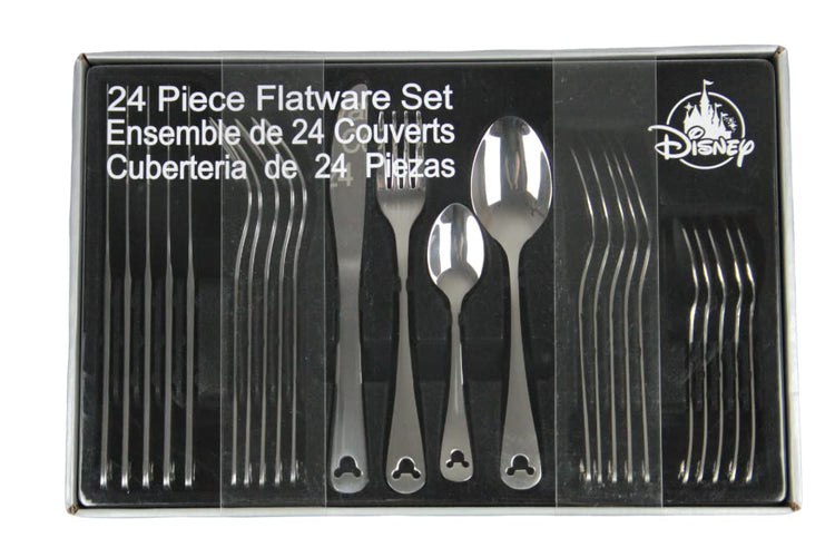 Theme Park Exclusive Mickey Icon 24 Piece Flatware Set