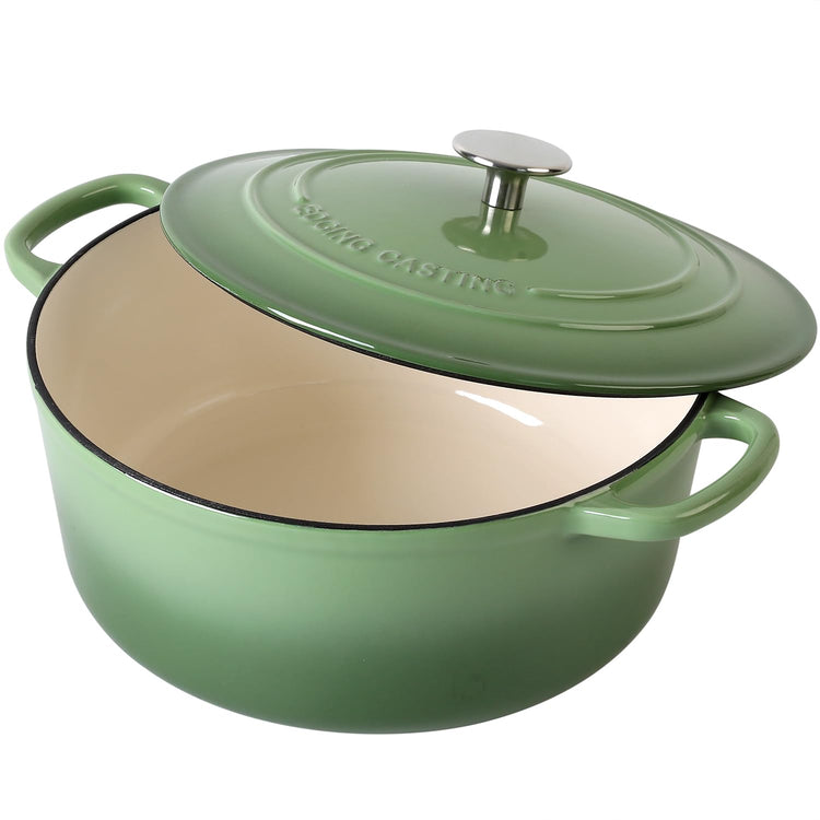 Enameled Cast Iron Dutch Oven Pot With Lid