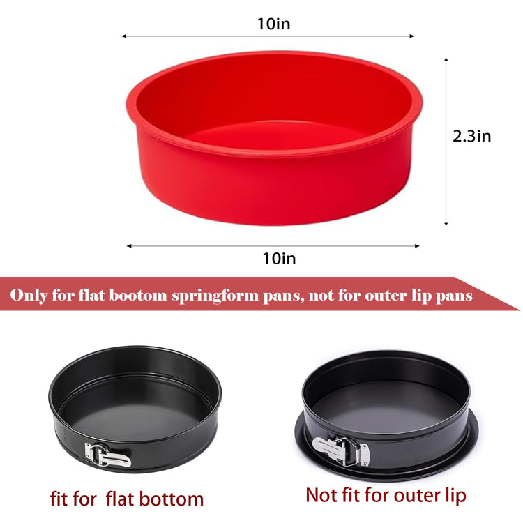 Silicone Springform Pan Protector for 7.5inch Pans