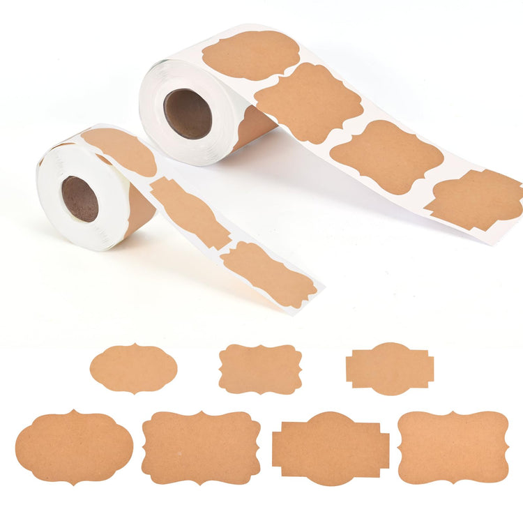 500 Pcs Christmas Gift Tags Name Label Stickers (500 Count)