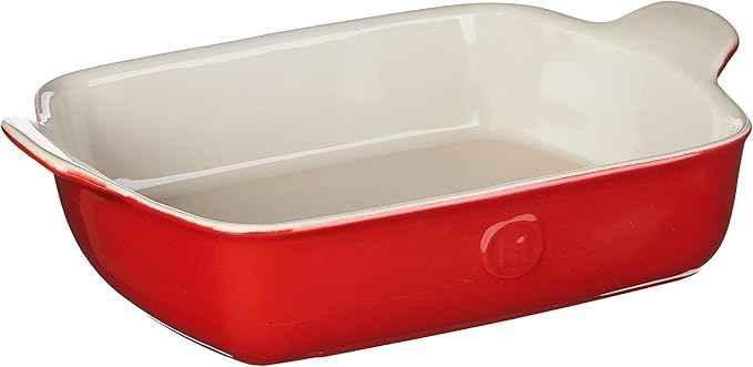 Emile Henry Rouge Small Rectangular Baker 11 X 8 Inches