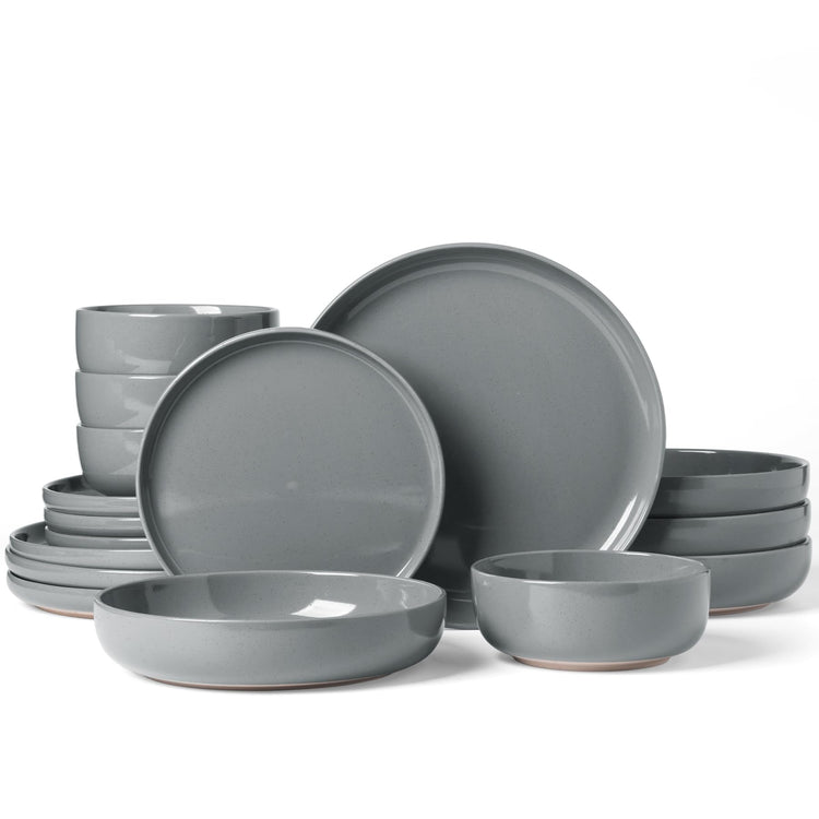 Milkyway 16 Piece Stoneware Plates and Bowls