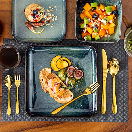 Stern Dinnerware Sets for 4 (Green / Service for 4 (16 Pcs))