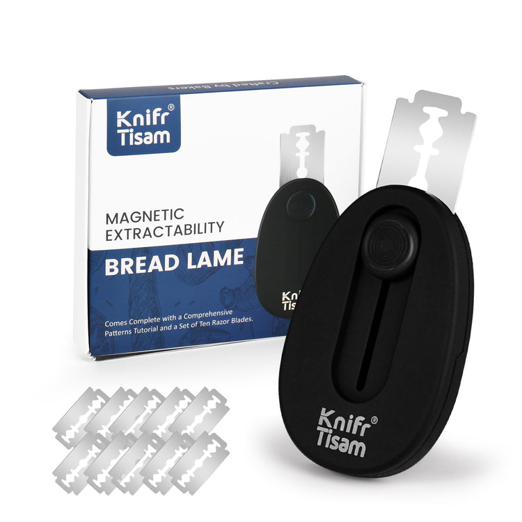 Bread Knife Extractable & Magnetic Bread Lame Dough Scoring Tool (10 Count)